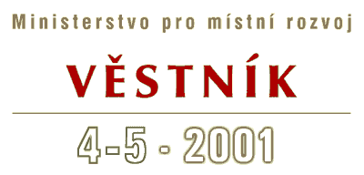 Vistnk 3-2001 Ministerstva pro mstn rozvoj
